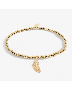 Joma Jewellery Gold A Little 'Feathers Appear When Loved Ones Are Near' Bracelet